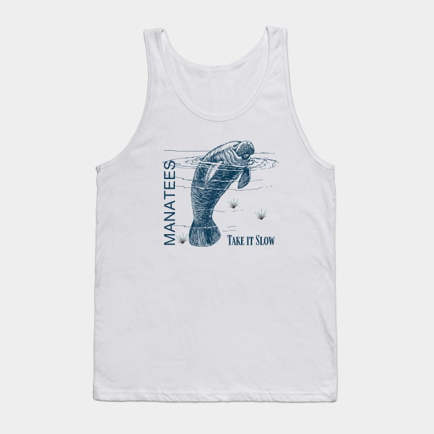 Manatee Tank Top by NatureDzines